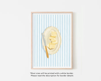 Butter Dish Art Print, 3 of 6