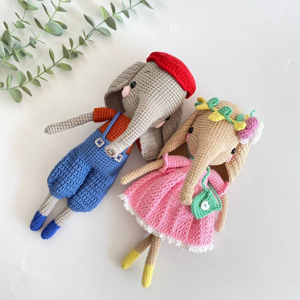 Special Handmade Elephant Toys For Children, 1 of 12