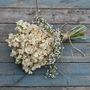 Wedding Dried Flower Bouquet Boho Purity Cloud, thumbnail 1 of 3