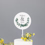 Personalised Wedding Cake Topper Botanical, thumbnail 1 of 5
