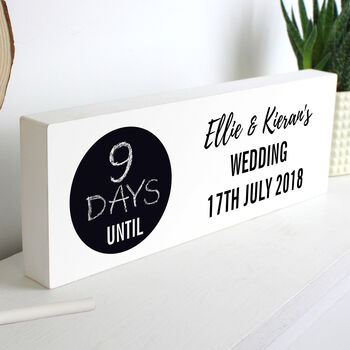 Personalised Pregnancy Countdown Sign, 2 of 3