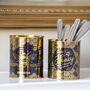 Set Of Gold Lined Bright Patterned Tins, thumbnail 2 of 2