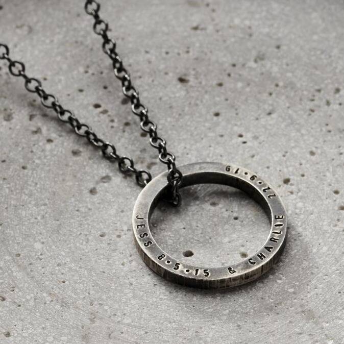 Buy M Men Style Personalised Gift Key Bikers Jewelry Silver Stainless Steel Pendant  Necklace Chain Online at Best Prices in India - JioMart.