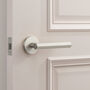Brass Gold, Silver And Black Hexagon Door Lever Handles, thumbnail 5 of 11
