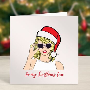 Taylor Swift Swiftie Inspired Christmas Card, 4 of 4