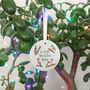 Personalised Garden Birds Hanging Ornament, thumbnail 5 of 6