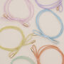 Set Of Six Colourful Bow Hair Ties, thumbnail 3 of 4