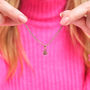 Gold Plated Bumblebee Bee Necklace, thumbnail 2 of 3