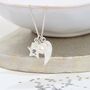 Personalised Sterling Silver Angel Wing Charm Necklace, thumbnail 2 of 12
