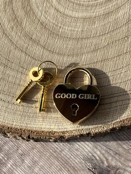 Engraved Pet Name Heart Padlock Dog Tag, 7 of 8