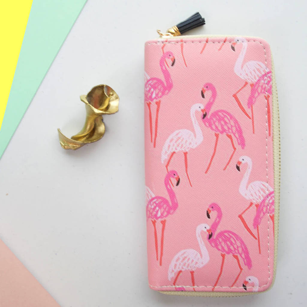 fancy flamingo purse by studio hop
