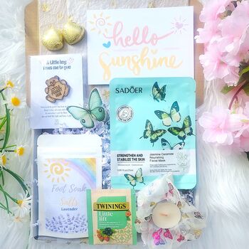 Hello Sunshine Butterfly Cheer Up Box | Pick Me Up Care Package | Birthday, 5 of 12