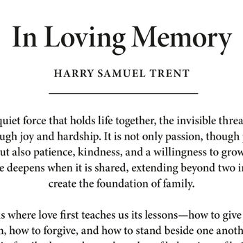 Personalised Black And White Poem Print, 3 of 9