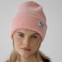 Recycled Bottle Beanie Pastel Pink, thumbnail 2 of 5