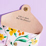 Personalised Floral Leather Card + Coin Purse, thumbnail 4 of 8