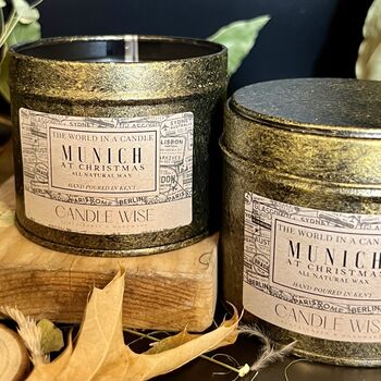 Spiced Nutmeg Christmas Scented Candle, 2 of 3