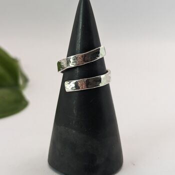 Embrace Sterling Silver Wrap Ring, 5 of 7