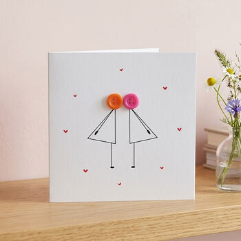 Kissing Couple Anniversary Card, 6 of 6