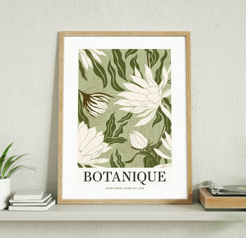 Personalised Modern Floral Print Handmade Art For Home, 5 of 12