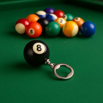 Pool Ball Bottle Opener In Personalised Gift Box, 10 of 12