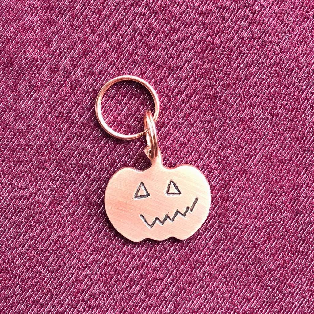 The Pumpkin Dog ID Tag By Paws&Hounds