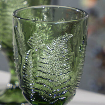 Luxury Green Coloured Glassware Collection, 6 of 9