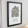 Personalised Map Home Framed Print, thumbnail 6 of 9