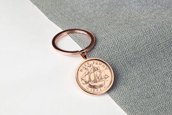 1941 85th Birthday Half Penny Coin Keyring, 3 of 5