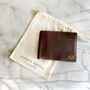 Personalised Vintage Brown Leather Rfid Wallet, thumbnail 3 of 4