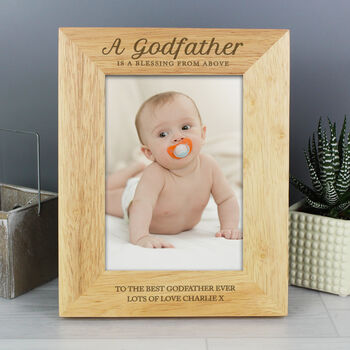 Personalised Godfather Photo Frame, 4 of 7