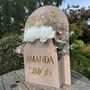 Manhattan Welcome To Our Wedding Flower Box Sign, thumbnail 1 of 12