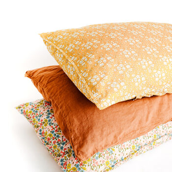 Pillowcase Made With Liberty Fabric 'Capel', 7 of 12