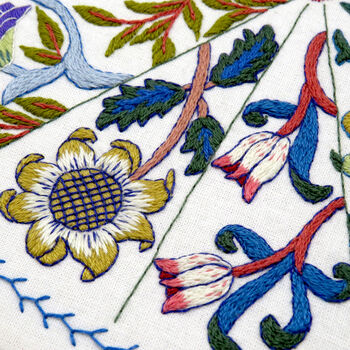 A Year Inspired By William Morris Hand Embroidery Kit, 3 of 12