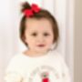 Our First Father's Day Bear Personalised Name Embroidered Sweatshirt Jumper, thumbnail 1 of 5