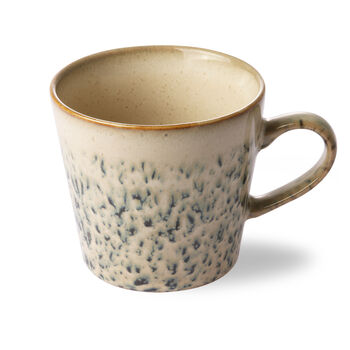 H Kliving 70's Ceramics Hail Cappuccino Mug, 2 of 3