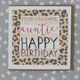 Auntie Happy Birthday Card, thumbnail 2 of 2