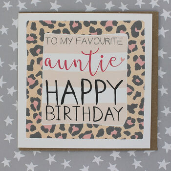 Auntie Happy Birthday Card, 2 of 2