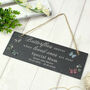 Personalised Memorial Forget Me Not Wooden Sign, thumbnail 3 of 3