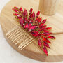 Christmas Bright Red Hair Comb, thumbnail 2 of 5