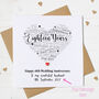 Personalised 18th Wedding Anniversary Card, thumbnail 2 of 6