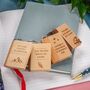 Personalised Teacher Gift Little Book Wooden Keyring, thumbnail 1 of 12