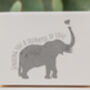 Little Ceramic Elephant ' Sending A Trunkful Of Love', thumbnail 2 of 10