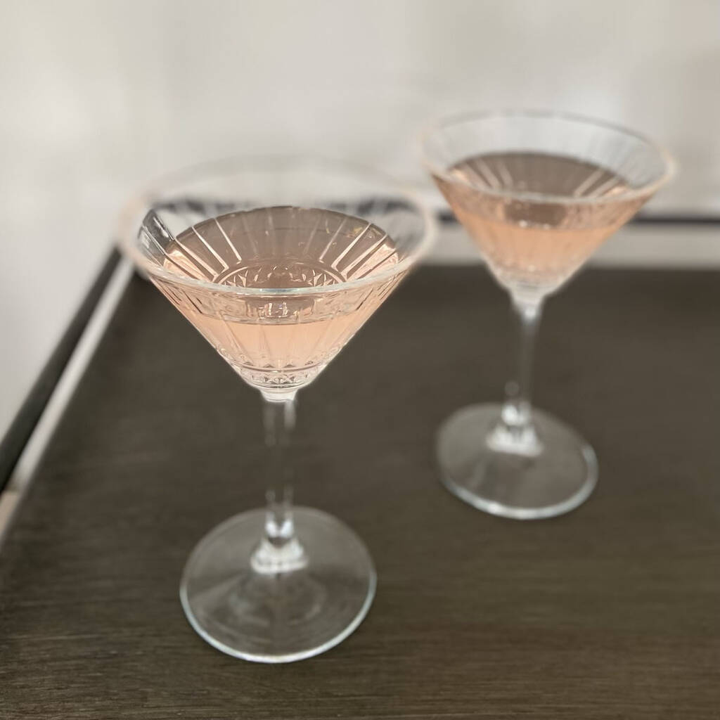 Vintage Martini Glasses Set, 1 of 3