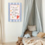 'You Will Never Know How Much I Love You' Quote Nursery Art Print, thumbnail 3 of 3