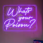 What's Your Poison? Neon Light, thumbnail 2 of 3