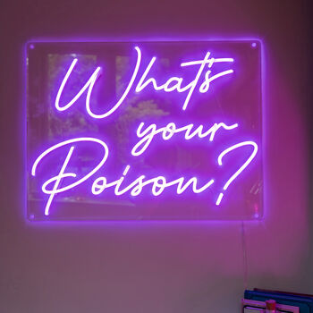 What's Your Poison? Neon Light, 2 of 3