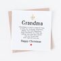 Christmas Card For Grandma, thumbnail 1 of 2