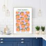 Peaches Fruit Market Poster, thumbnail 6 of 6