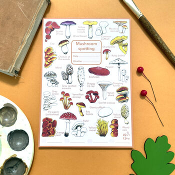Mushrooms Spotting Journal Notepad, 3 of 10