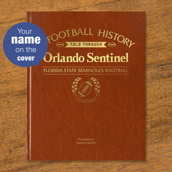 Florida State Seminoles College Football Personalised Gift Newspaper History Book, 2 of 12